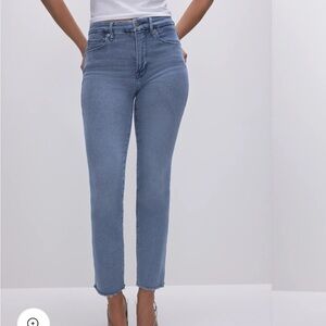 Good American Light Blue Ankle Jeans
